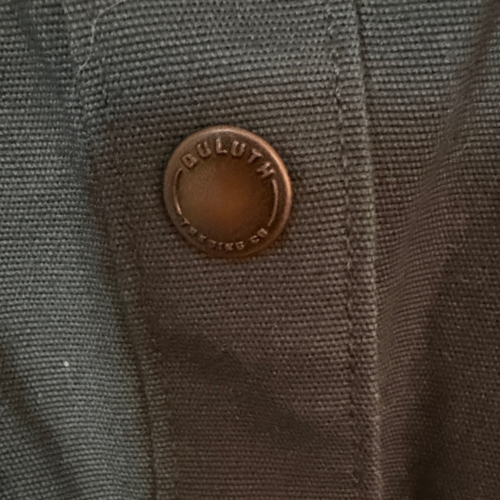 Duluth Trading Co. Blue/Gray Button-Up Work Shirt - Picture 5 of 14